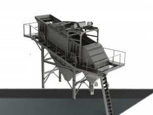 Screen complete project three floors 3D Model