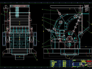 Primary impact crusher complete project 3D Model
