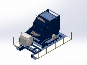Primary impact crusher complete project 3D Model