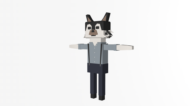 wolf Modèle 3D .c4d .max .obj .3ds .fbx .stl .blend 