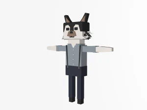 волк 3D Модель