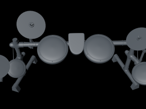 electro drums 3D Model