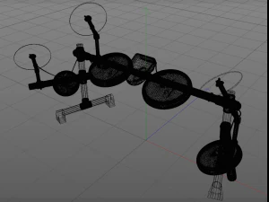 electro drums 3D Model