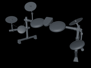 electro drums 3D Model