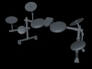 electro drums 3D Model