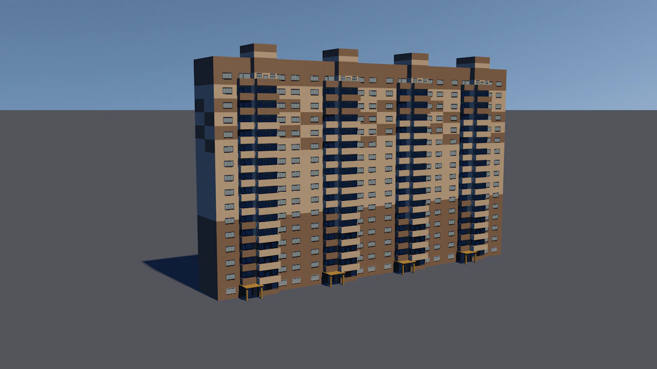 घर 3D मॉडल .c4d .max .obj .3ds .fbx .stl .blend 