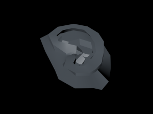 an ear Model 3D