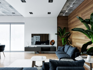 apartment interior scene 3Dモデル