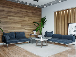 apartment interior scene 3Dモデル