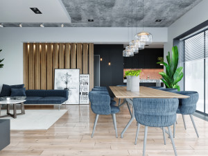 apartment interior scene 3Dモデル