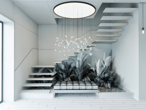 apartment interior scene 3Dモデル