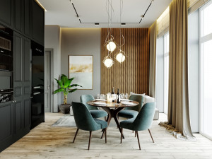 apartment interior scene 3D 模型