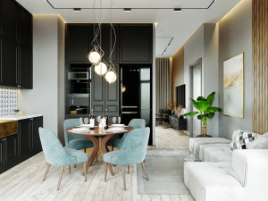 apartment interior scene 3D 模型