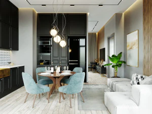 apartment interior scene 3D Model