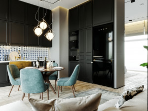 apartment interior scene 3D 模型