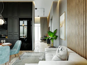 apartment interior scene 3D Model