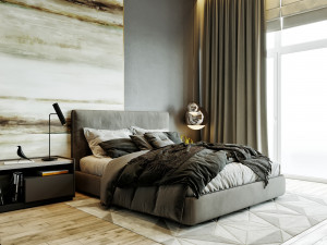 apartment interior scene 3D 模型
