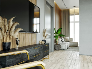 apartment interior scene 3D 模型