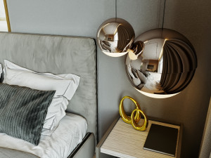 apartment interior scene 3D 模型
