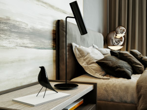 apartment interior scene 3D 模型