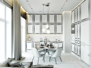 apartment interior scene 3D Model