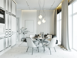 apartment interior scene 3D 模型