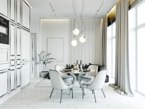 apartment interior scene 3D Model