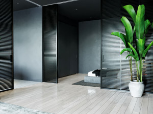 livingroom with bedroom and kitchen interior scene Modèle 3D