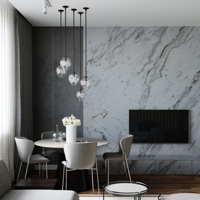 livingroom interior scene 3D 模型 .c4d .max .obj .3ds .fbx .stl .blend 