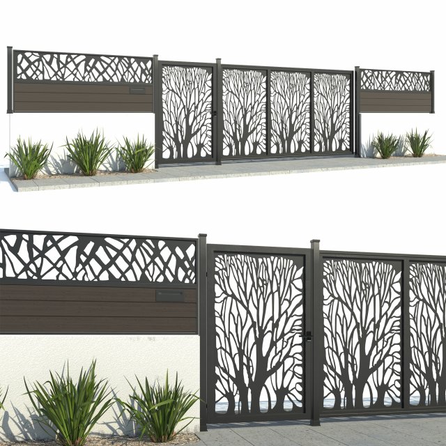 fence 02 Modello 3D .c4d .max .obj .3ds .fbx .stl .blend 