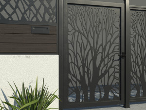 fence 02 Modello 3D
