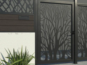 fence 02 3D Model