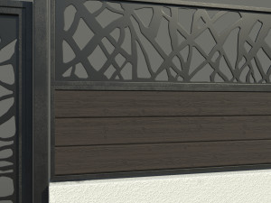 fence 02 Modello 3D