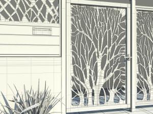 fence 02 Modello 3D