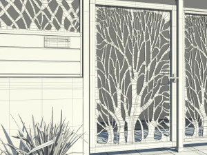 fence 02 3D Model