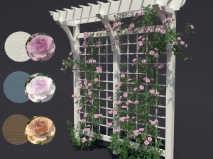 Rosa Eden Climbing - Eden Climbing Rose 02 (3D model) - 3DTree