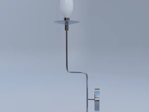 metal lamp for the interior 3D Model