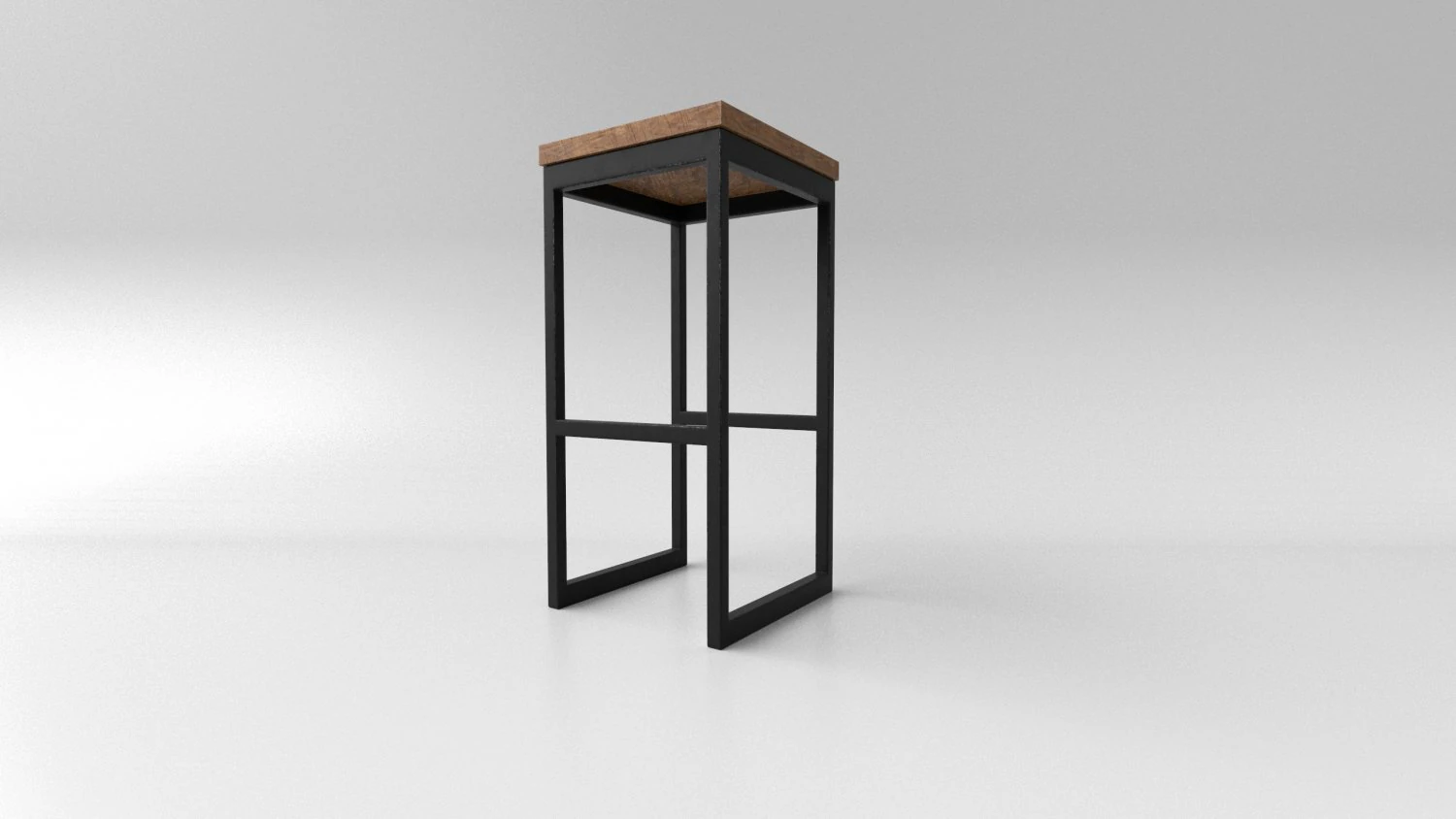 bar stool loft 3D Model .c4d .max .obj .3ds .fbx .stl .blend 
