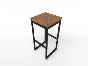 bar stool loft 3D Model