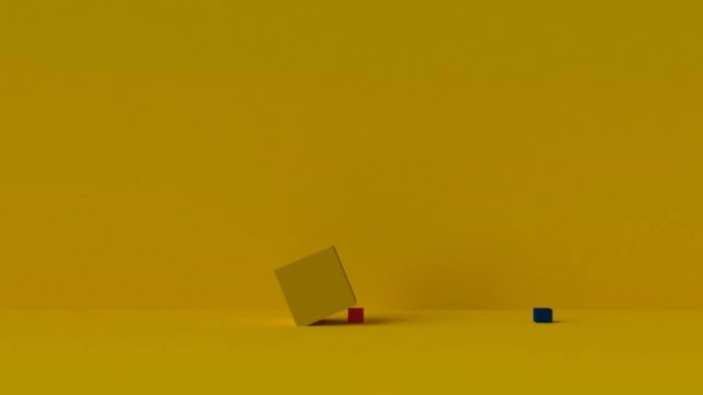 un'animazione di un cubo che rotola Modello 3D .c4d .max .obj .3ds .fbx .stl .blend 