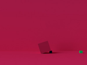 an animation of a rolling cube Modelo 3D