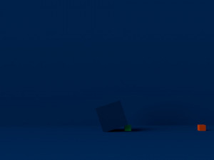 an animation of a rolling cube Modelo 3D