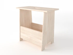 IKEA PERJOHAN STOŁEK Z SZUFLADĄ PBR Model 3D