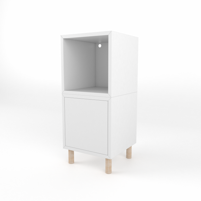 IKEA EKET LOCKER PBR 3D Model .c4d .max .obj .3ds .fbx .stl .blend 