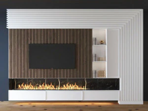 satuan televisi Model 3D