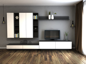 living room 3D 모델