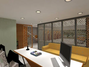 office sketchup interior design 3D Model