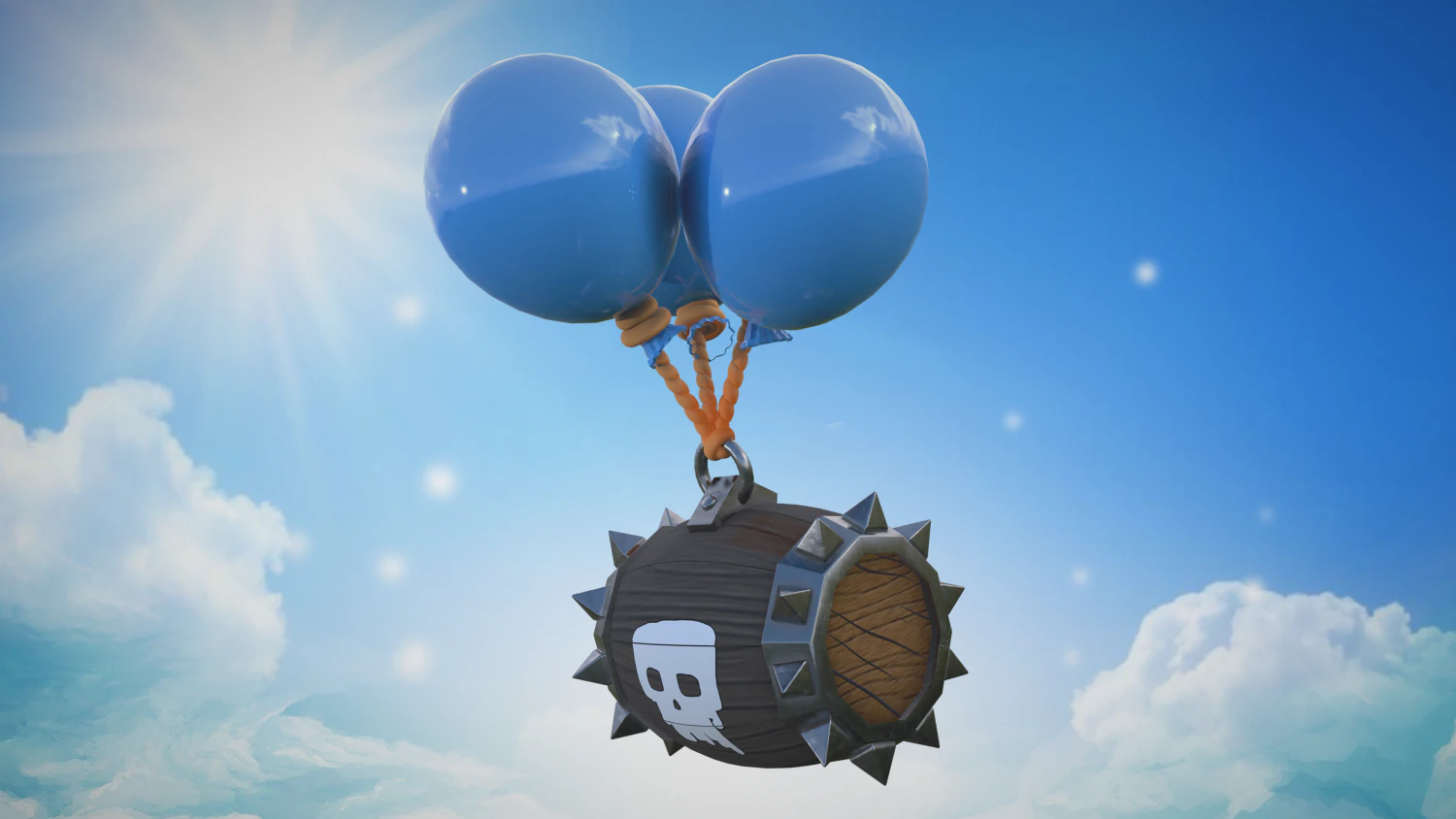 skeleton barrel - clash royale 3D Model .c4d .max .obj .3ds .fbx .stl .blend 
