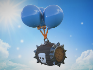 skeleton barrel - clash royale 3D Model