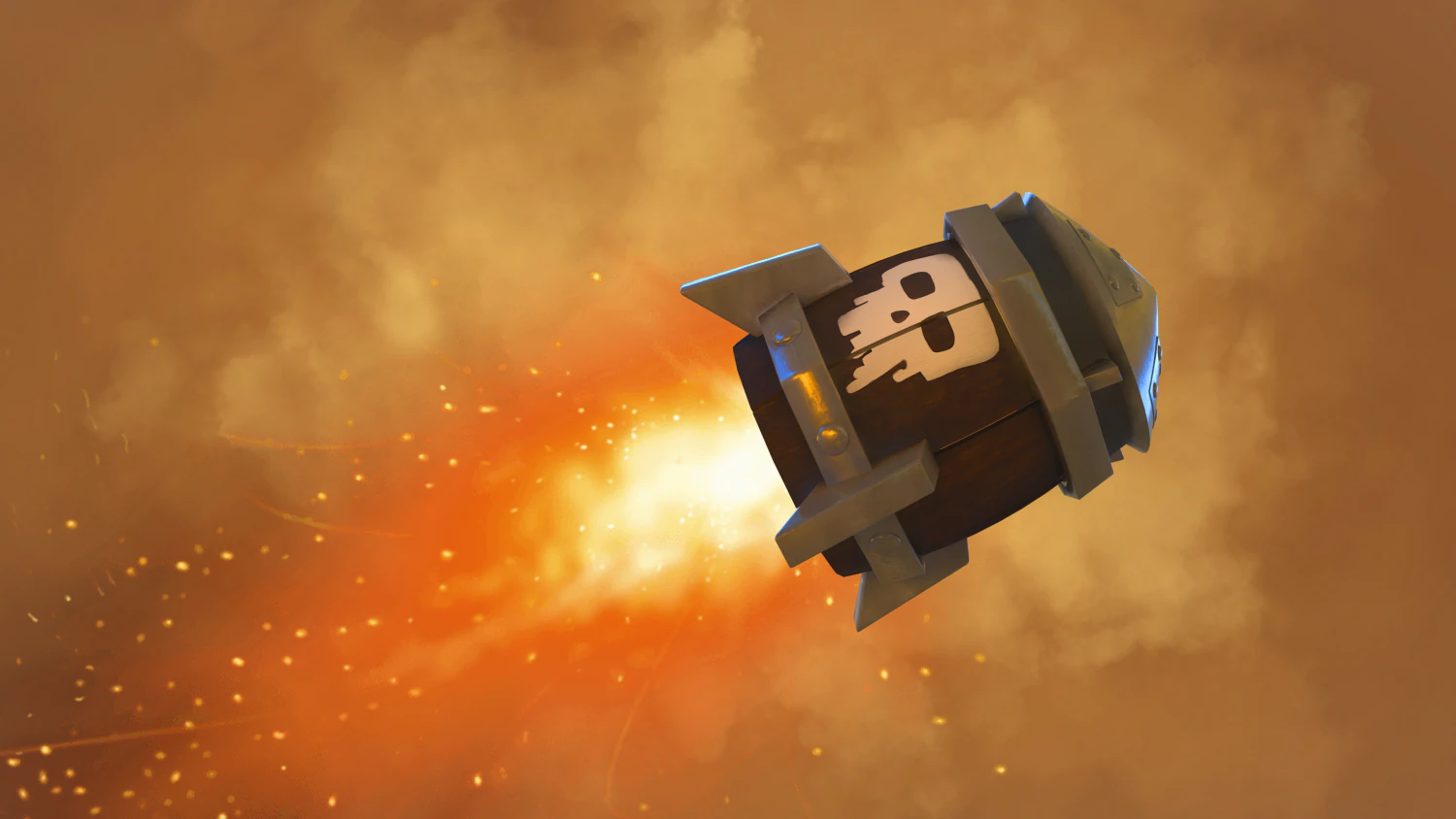 rocket - clash royale 3D Model .c4d .max .obj .3ds .fbx .stl .blend 